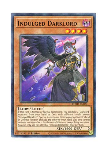 遊戯王　英語版　堕天使　デッキパーツ　ダーク・ロード（Darklord） 遊戯王 英語版 堕天使 デッキパーツ ダーク・ロード（Darklord